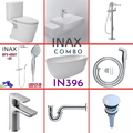Combo thiết bị vệ sinh Inax IN396