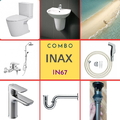Combo thiết bị vệ sinh Inax IN67