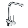 Vòi rửa chén bát nóng lạnh Inax SFV-1013SX dây rút