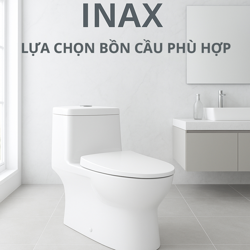 Chọn bồn cầu phù hợp với phòng tắm nhà bạn