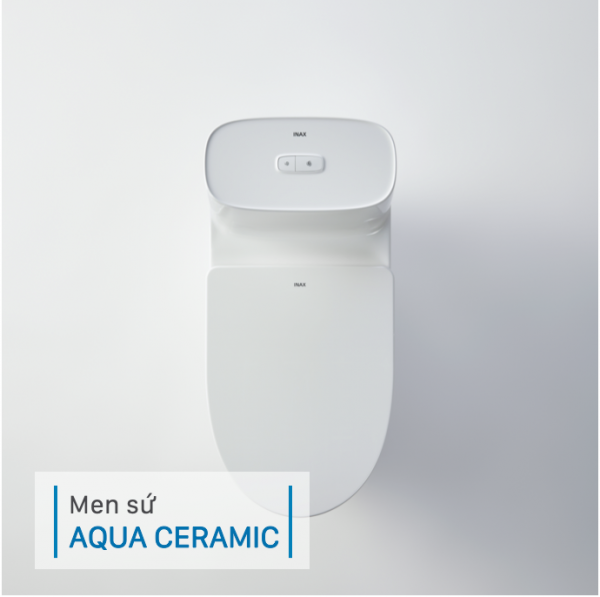 Bồn cầu INAX AC-1052VN thiết kế 1 khối men Aqua Ceramic màu trắng