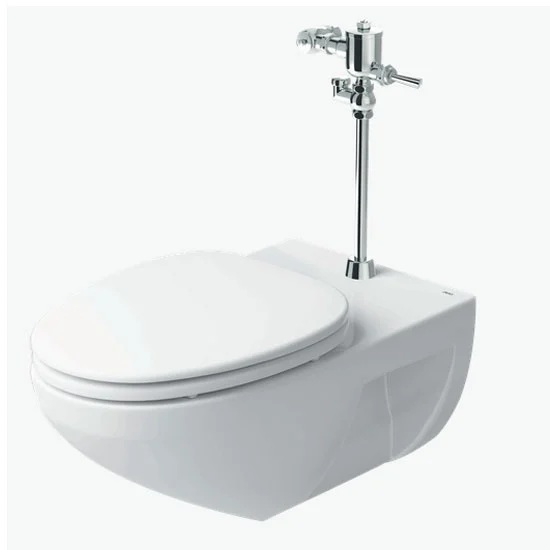 Bồn cầu INAX AC-22PVN treo tường với van xả gạt và nắp đóng êm