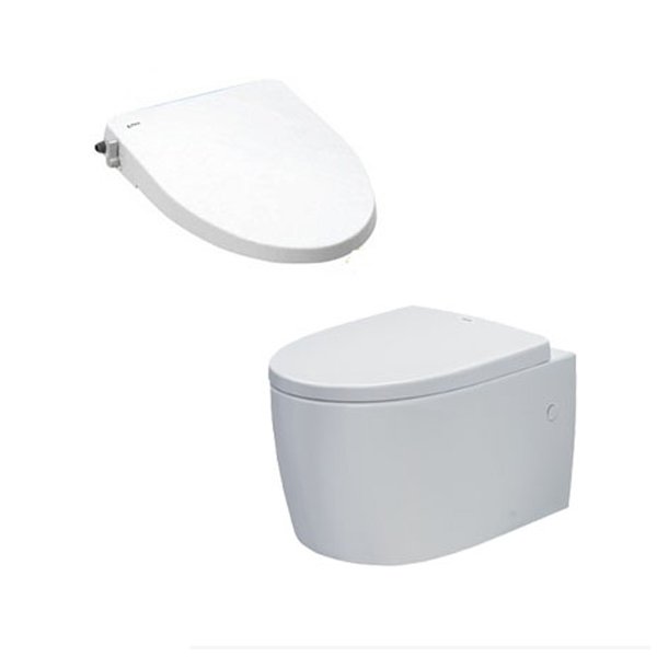 Bồn cầu treo tường Inax AC-952 kết hợp nắp rửa cơ CW-S15VN