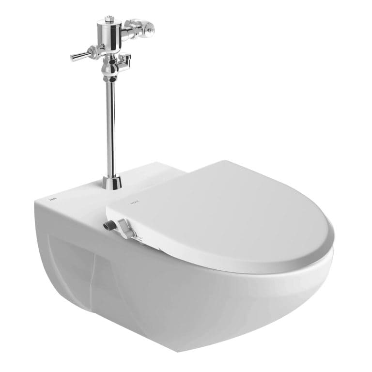 Bồn cầu INAX AC-22P+CW-S15VN với van xả gạt và nắp rửa cơ CW-S15VN