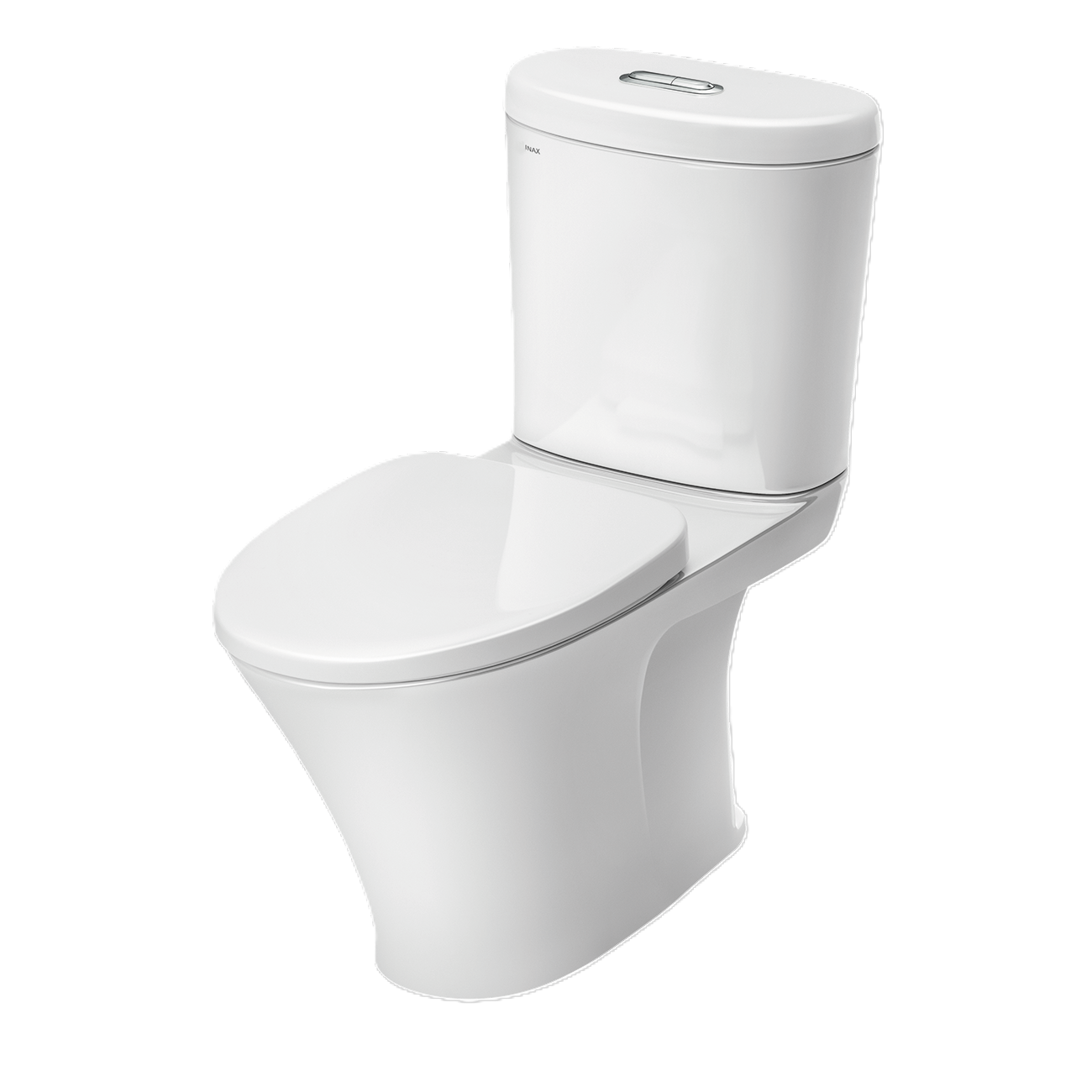 Bồn cầu 2 khối INAX C-700VAN/BW1 màu trắng nắp đóng êm