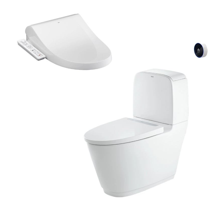 Bồn cầu INAX ACT-832+CW-H18VN thiết kế 2 khối kết hợp nắp rửa điện tử Bồn cầu INAX ACT-832+CW-H18VN nắp rửa điện tử