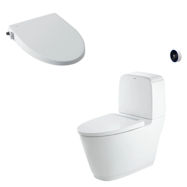 Bồn cầu INAX ACT-832+CW-S15VN thiết kế 2 khối xả cảm ứng kết hợp nắp rửa cơ Bồn cầu INAX ACT-832+CW-S15VN