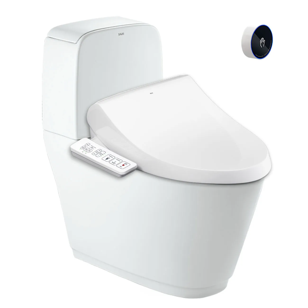 Thiết kế bồn cầu INAX ACT-832+CW-H17VN giúp phòng tắm gọn gàng và tiện nghi hơn Bồn cầu INAX ACT-832+CW-H17VN thiết kế 2 khối xả cảm ứng