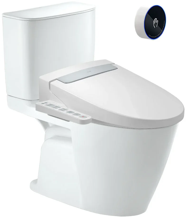 Thiết kế bồn cầu INAX ACT-602+CW-H20VN giúp phòng tắm gọn gàng và tiện nghi Bồn cầu INAX ACT-602+CW-H20VN thiết kế 2 khối xả cảm ứng kết hợp nắp rửa điện tử