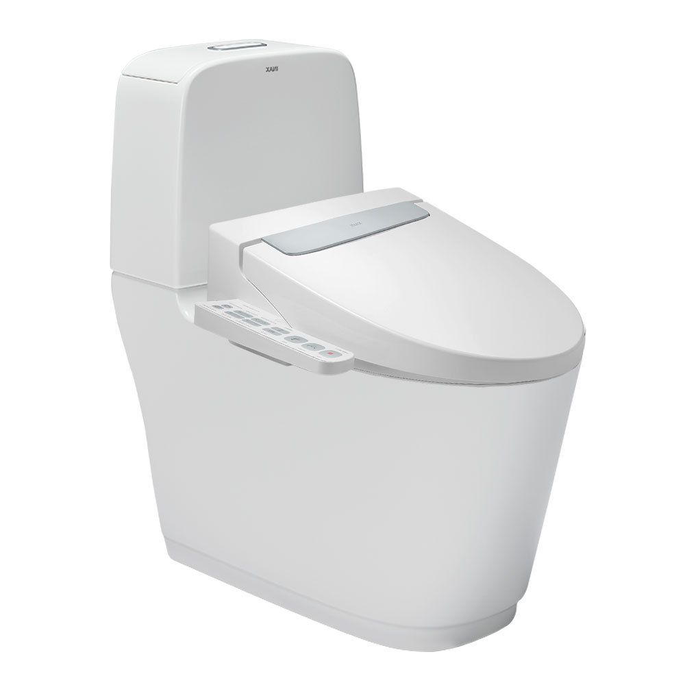 Bồn cầu INAX AC-832+CW-H20VN thiết kế 2 khối kết hợp nắp điện tử H20 Bồn cầu INAX AC-832+CW-H20VN nắp rửa điện tử