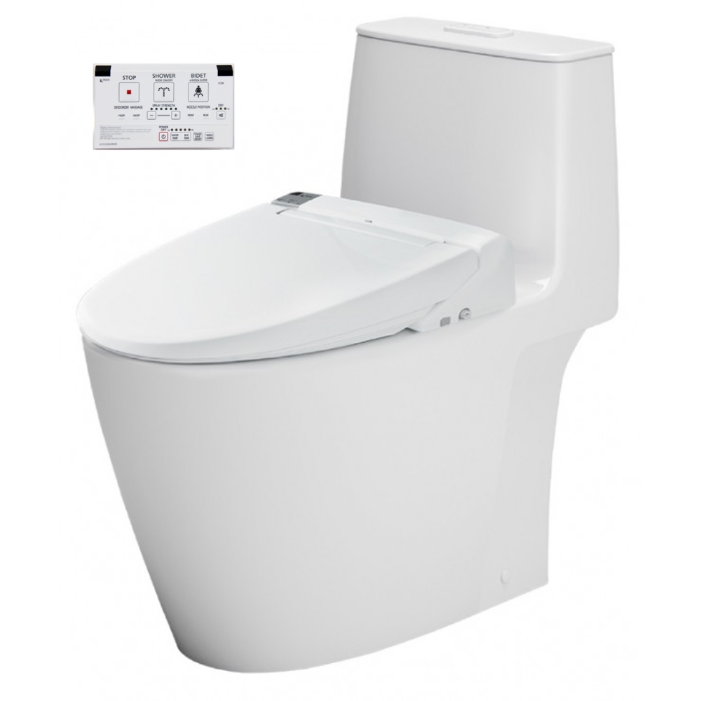 Bồn cầu INAX ACT-902 kết hợp nắp rửa điện tử KA22 và bảng điều khiển từ xa Bồn cầu INAX ACT-902 kết hợp nắp KA22