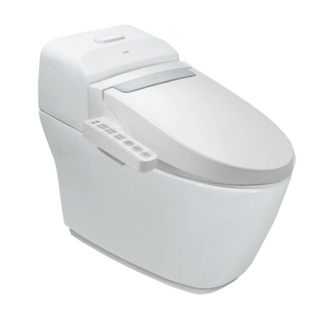 Thiết kế bồn cầu INAX AC-1032+CW-H20VN liền khối gọn gàng cho phòng tắm hiện đại Bồn cầu INAX AC-1032+CW-H20VN thiết kế 1 khối