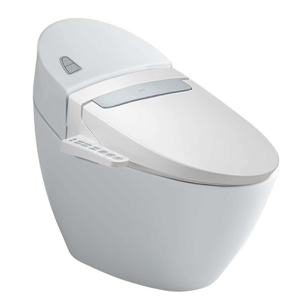 Thiết kế bồn cầu INAX AC-2700+CW-H20VN 1 khối gọn gàng và hiện đại Bồn cầu INAX AC-2700+CW-H20VN thiết kế 1 khối