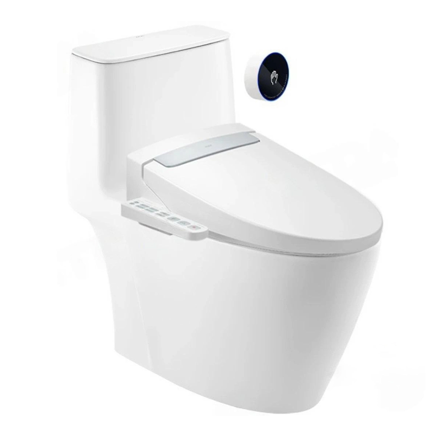 Bồn cầu INAX ACT-902+CW-H20VN thiết kế 1 khối tích hợp nắp rửa điện tử Bồn cầu INAX ACT-902+CW-H20VN 1 khối xả cảm ứng