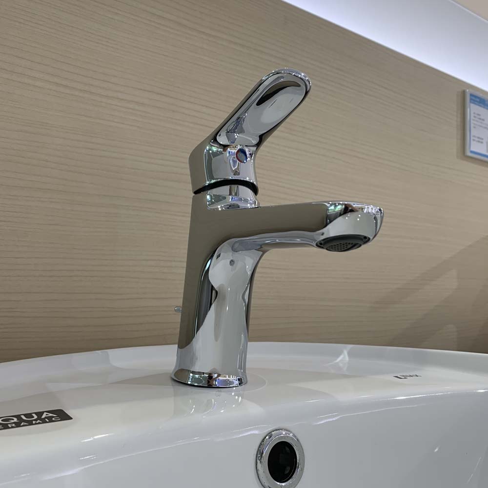 Vòi lavabo INAX LFV-1402S nóng lạnh 1 chân thân thấp
