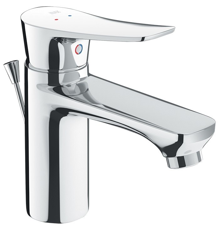 Vòi lavabo INAX LFV-502S nóng lạnh 1 chân mạ Crom Niken