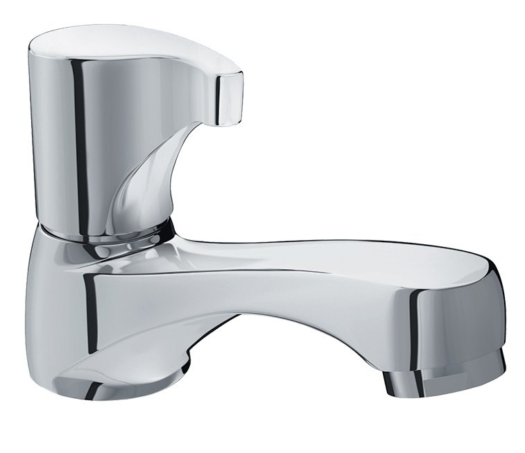 Vòi lavabo lạnh INAX LFV-13B thân thấp mạ Crom Niken