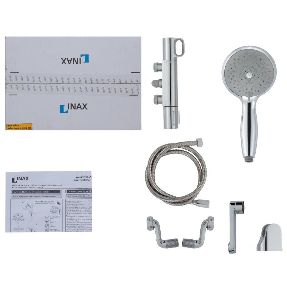 Sen tắm nhiệt độ INAX BFV-7145T-3C tay sen 3C