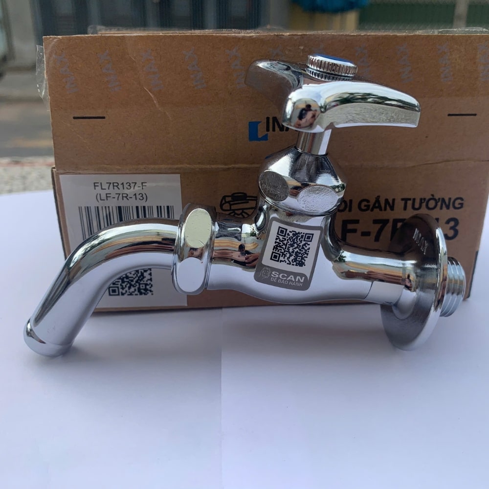 Vòi chậu nước lạnh INAX LF-7R-13 tay vặn cánh bướm