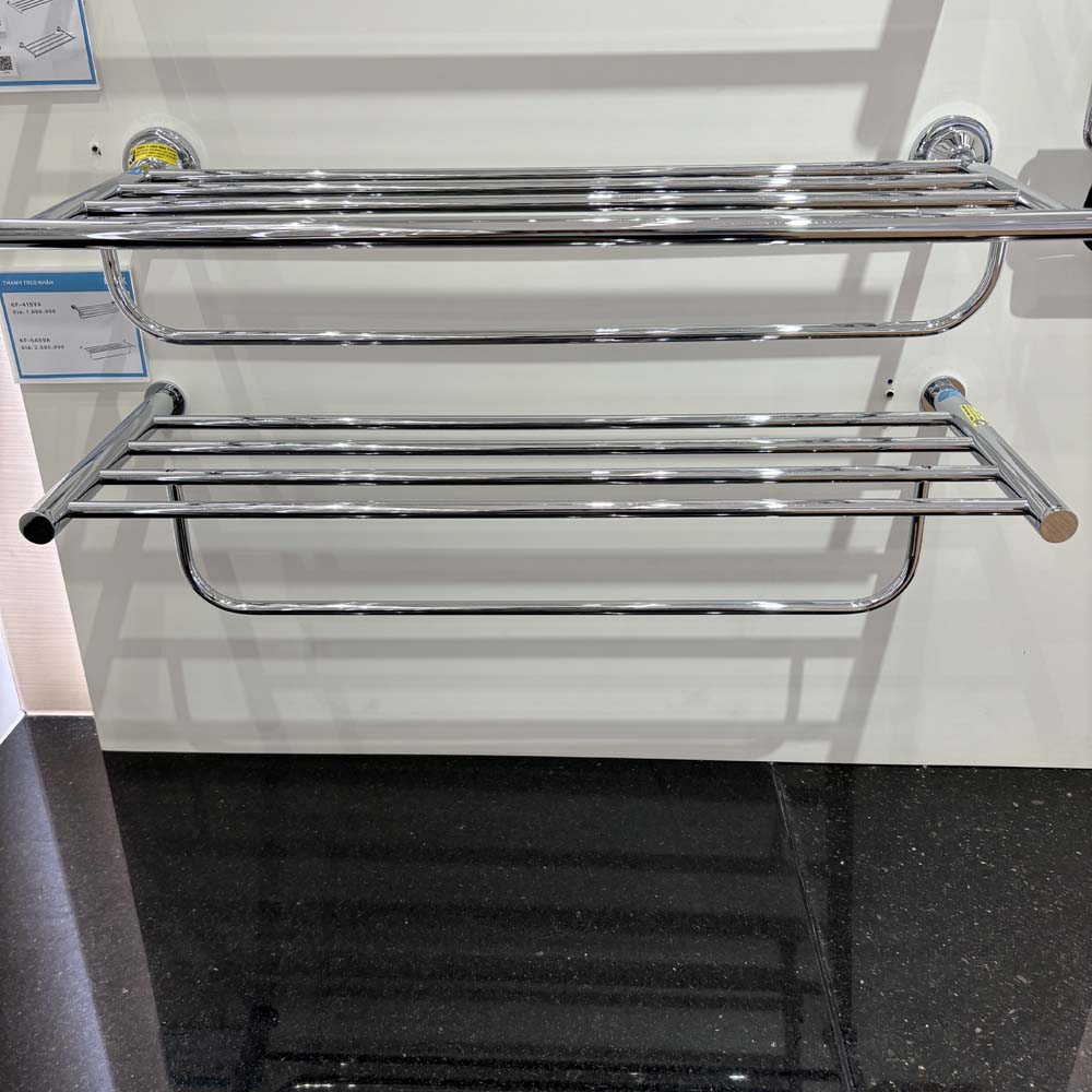 Thanh treo khăn INAX KF-545VA 2 tầng inox sáng bóng