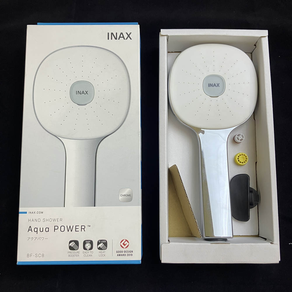Tay sen tăng áp INAX BF-SC8 màu trắng viền crom
