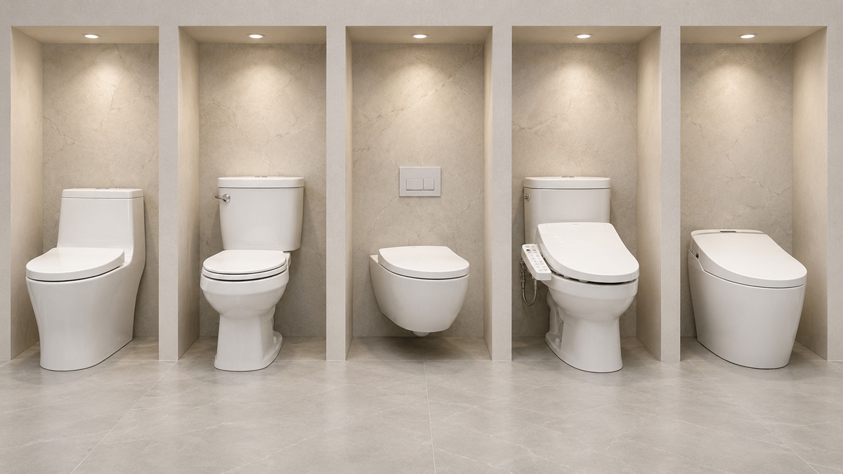 Các loại bồn cầu inax phổ biến hiện nay