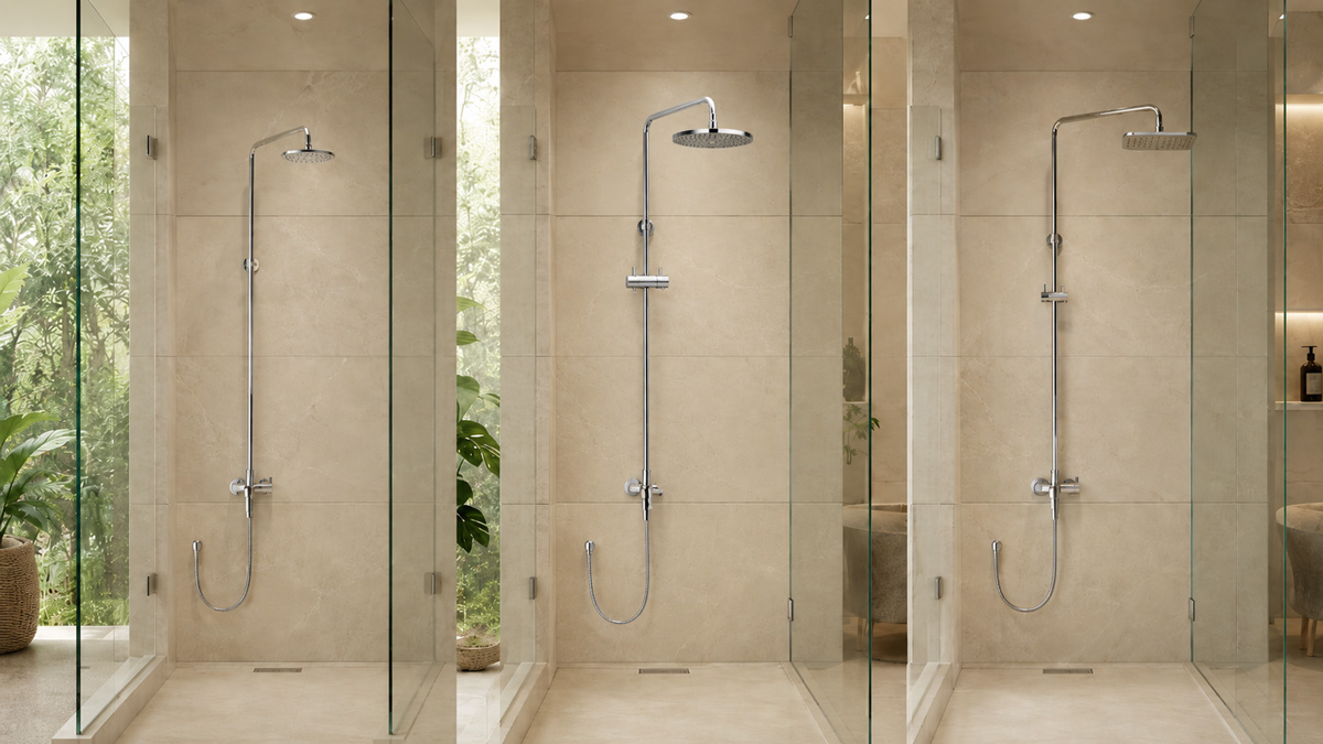 So sánh thân cây sen tắm INAX BFV-CL1 BFV-CL2 và BFV-CL3